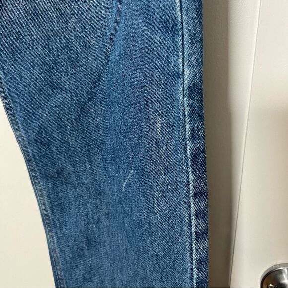 Lee Mens Jeans Size 42x30 Blue Denim Regular Fit Straight Leg 5 Pocket Design - Picture 5 of 16